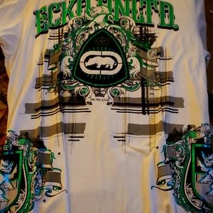 Green&white 3xEcko Unlimited t shirt